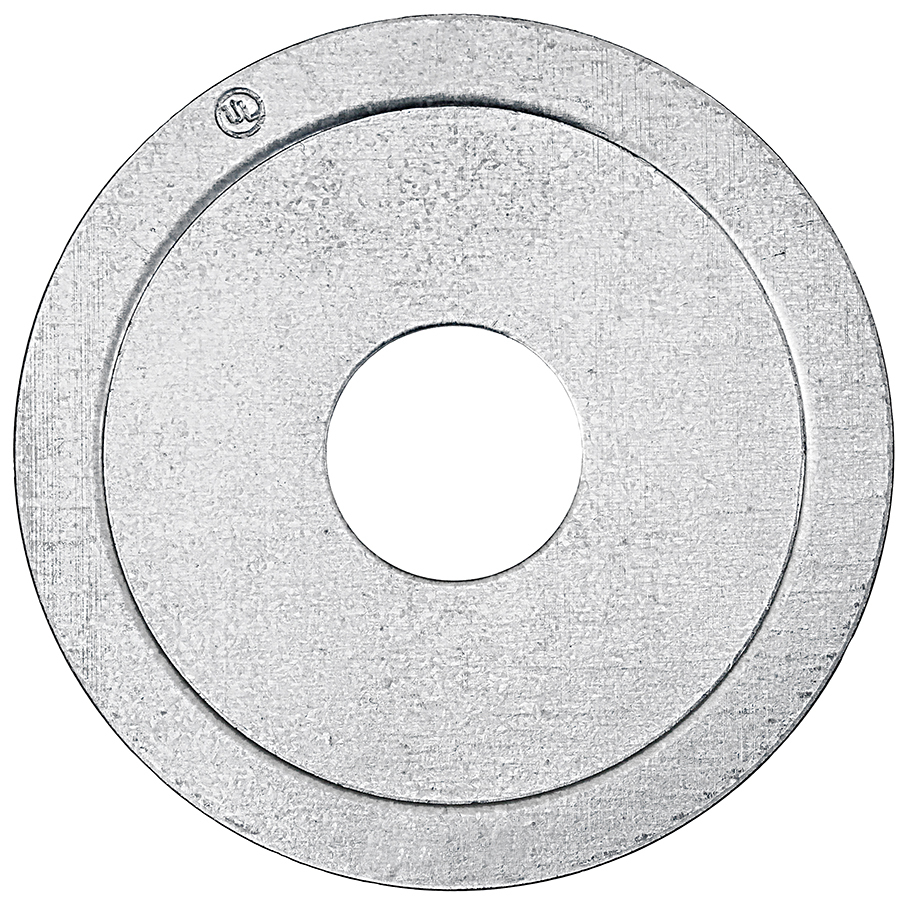 RW63 Flat Reducing Washer, 1 x 2 in, Steel, Zinc Plated