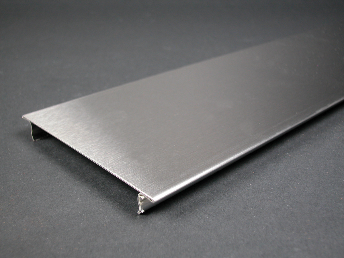 S4000C135 Pre-Cut Raceway Cover, 13-1/2 in L x 4-3/4 in W x 1-3/4 in H, Stainless Steel