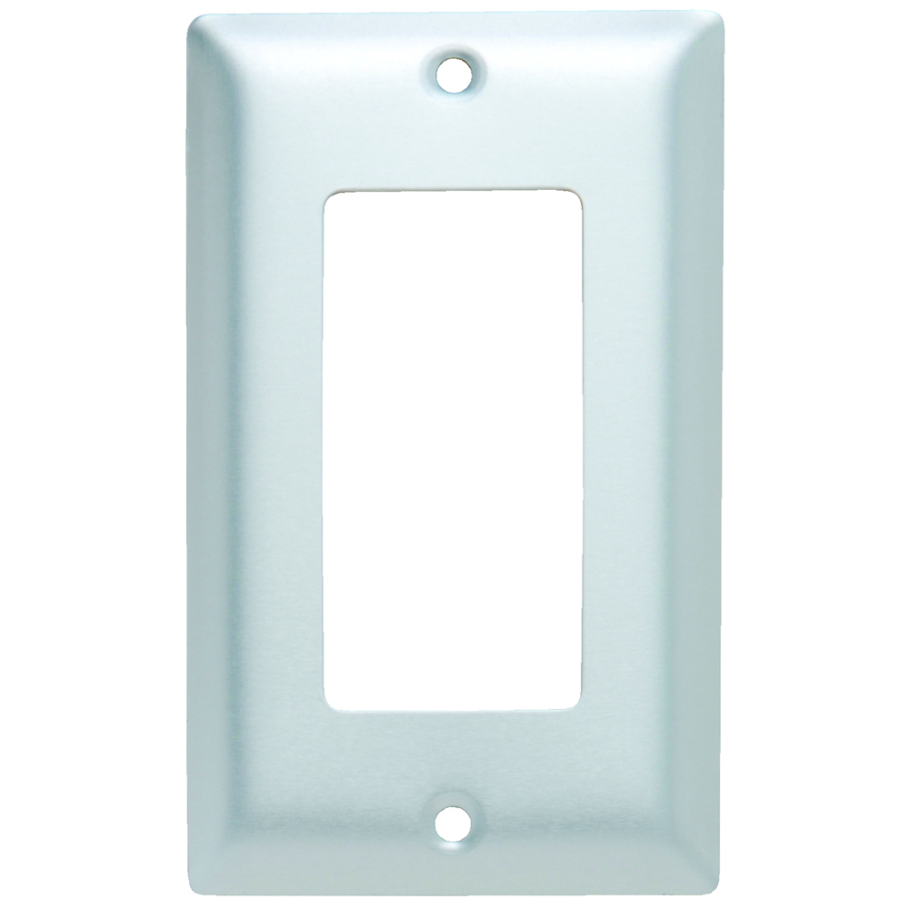 SA26 1-Gang Aluminum Wall Plate, 1 Decorator Opening