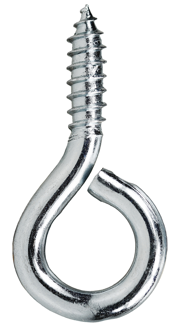 SE1 Screw Eye, 2-5/8 in L, 1-1/8 in L Thread, 3/4 in ID Eye, Low Carbon Cold Drawn Steel