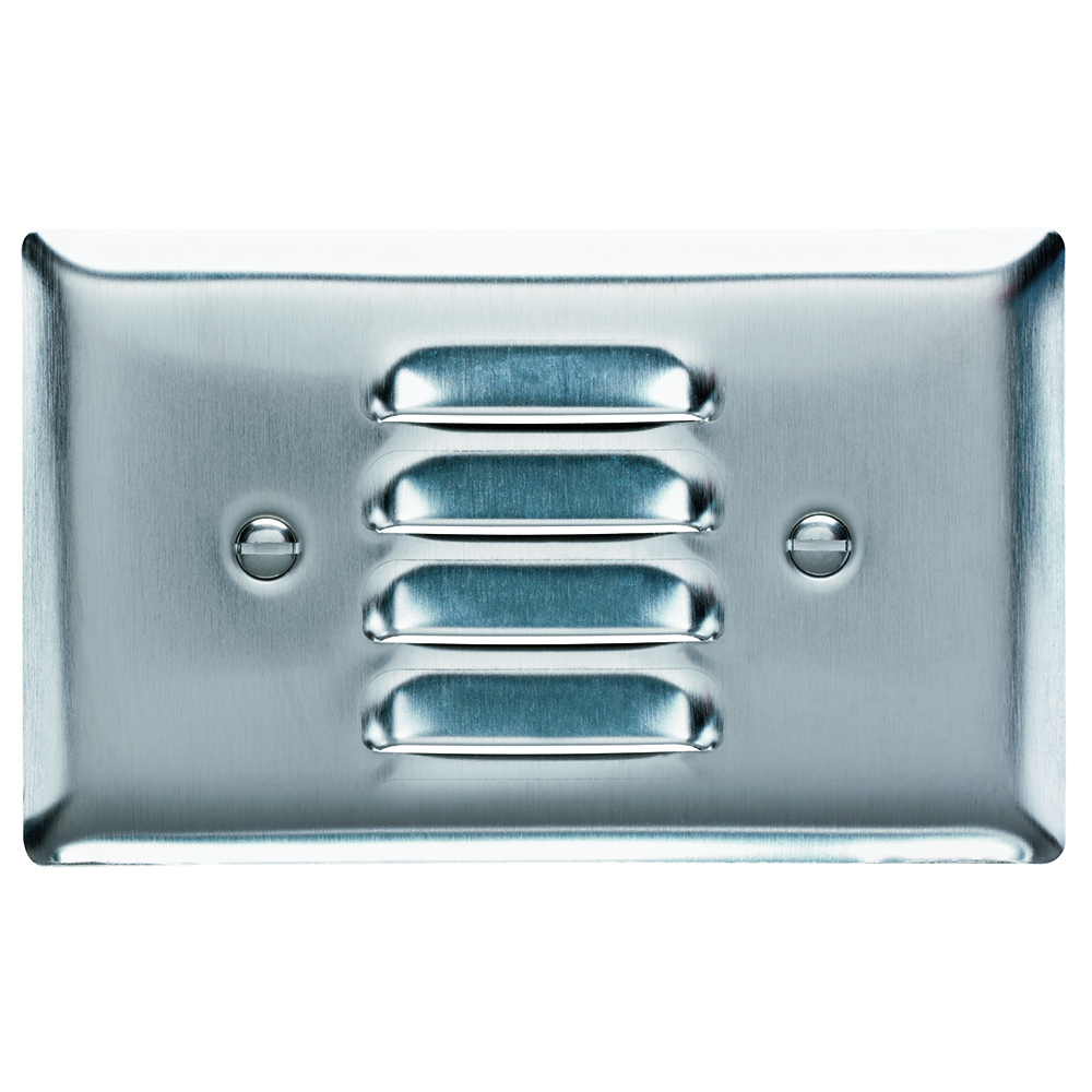 SS760 1-Gang 302/304 Stainless Steel Wall Plate, Louver Plate1-Gang Horizontal