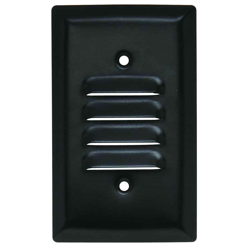 SS771X 1-Gang 302/304 Stainless Steel Wall Plate, Louver Plate, Vertical