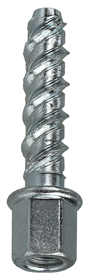 SSC38B 4600 Bottom Mount Concrete Drilling Rod Hanger, 3/8 in Dia, 1-1/2 in OAL, Steel, Zinc Plated