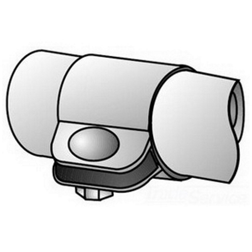 SSP-75 Split Conduit Coupling, 3/4 in, For Use With IMC/Rigid Conduit, Malleable Iron, Zinc Plated