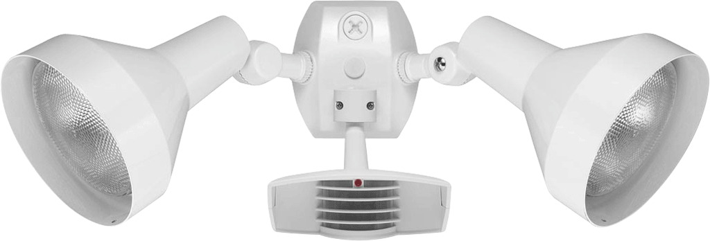 STL110HW Stealth 110 Outdoor Sensor Light, (2) Incandescent Lamp, 1000 W Fixture, 120 V AC, Aluminum Housing