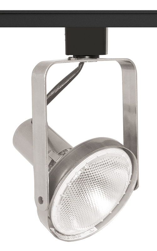 T689 BL Low Voltage Track Head, Incandescent Lamp, 120 V AC, Front Lamping Gimbal Head, 3-7/8 in Max Extension