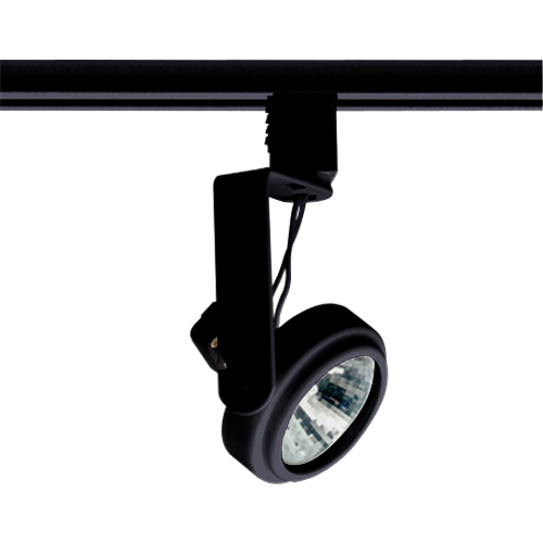 TL196 WH Low Voltage Track Head, Incandescent Lamp, 12/24 V AC, Gimbal Ring Head, 2-1/2 in Max Extension