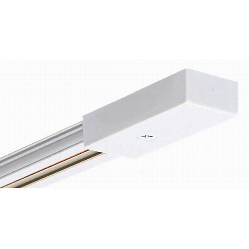 TLV 4FT WH Low Voltage Miniature Trac System, 4 ft L x 3/4 in W x 3/8 in D, Extruded ABS/Polycarbonate