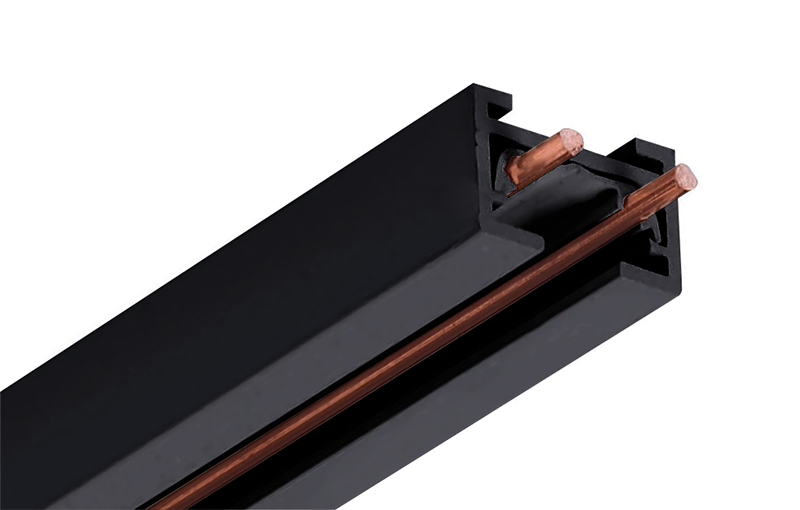 TLVR 6FT WH TLVR Low Voltage Miniature Trac System, 6 ft L 15/16 in W, Aluminum