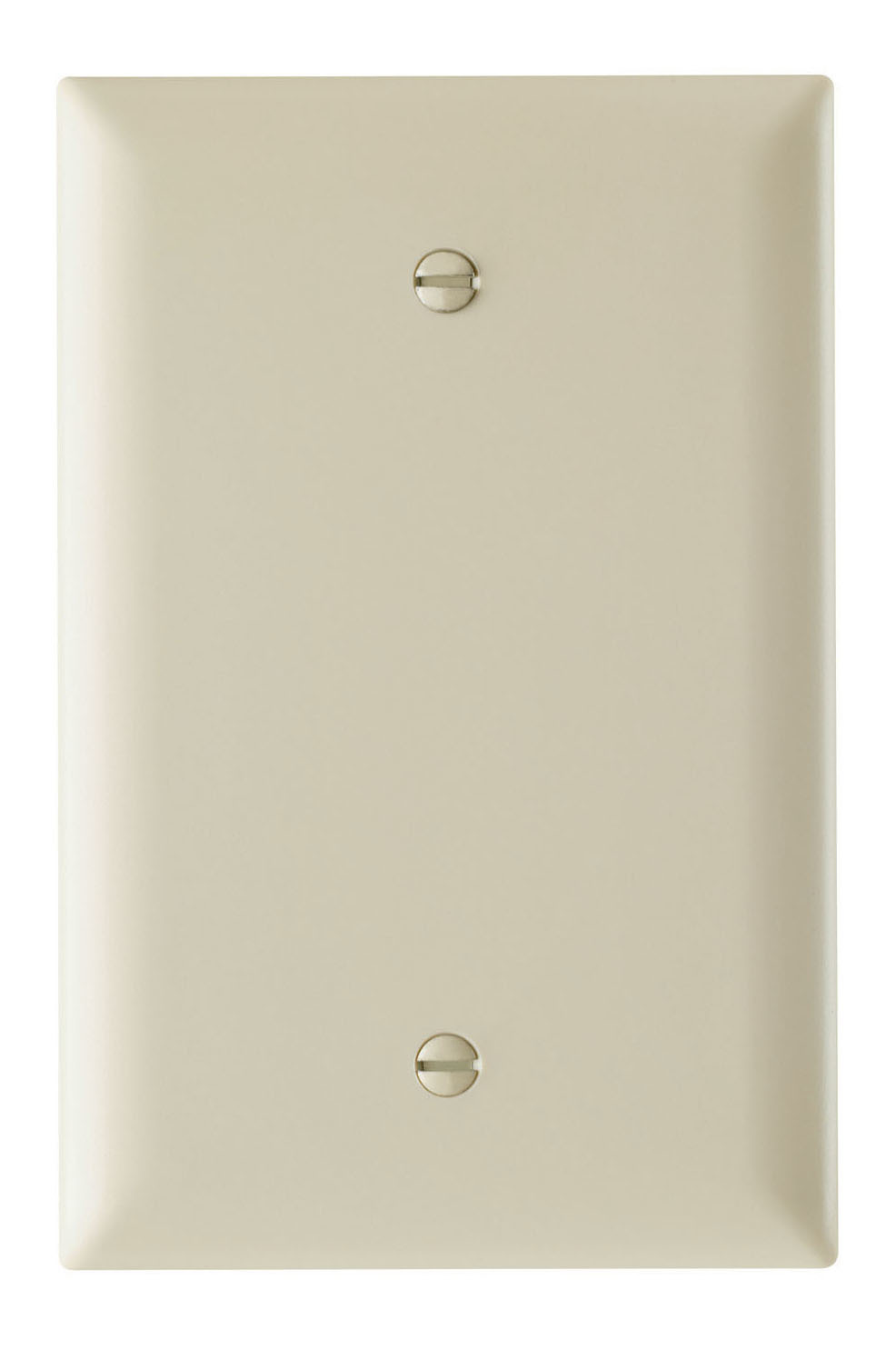 TPJ13GRY TradeMaster Junior Jumbo 1-Gang Nylon Wall Plate, Blank, Box Mounted, Gray