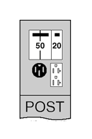 U055CP6010 Midwest GE Power Outlet Pedestal, 120/240 V AC, 70 A, 1 Phase, 1 AWG to 300 kcmil Wire, NEMA 3R Enclosure