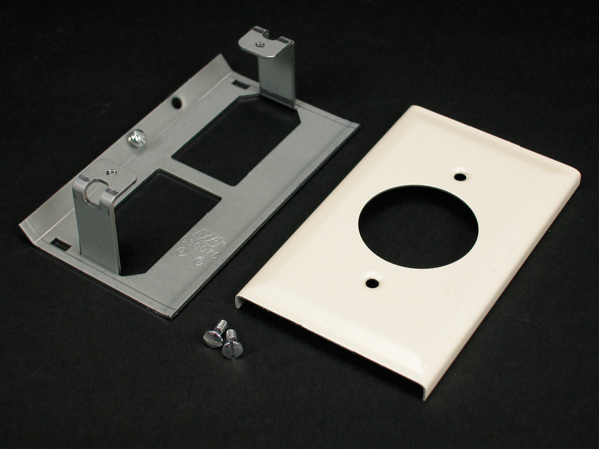 Stl Single Recept Plate 3000 Ivory