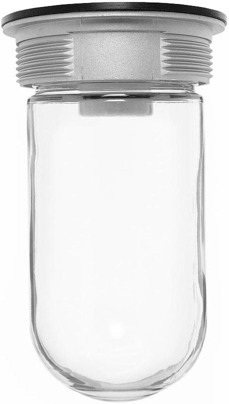 VC100 VC Series HID Outdoor Vaporproof Light Fixture,) A-19 Incandescent Lamp, 120/208/240/277 V AC, Natural Housing
