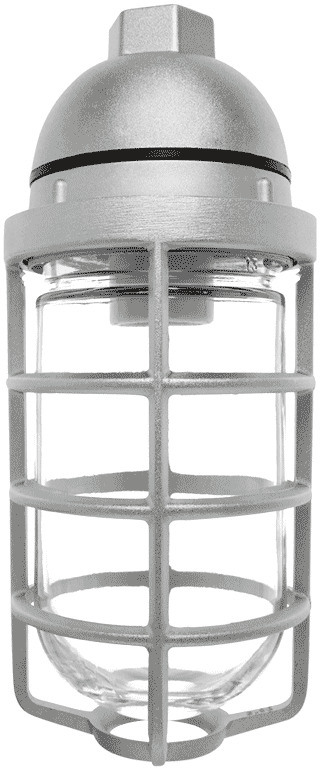 VP100DG-3/4 HID Vaporproof Light Fixture,) A-19 Incandescent Lamp, Natural Housing