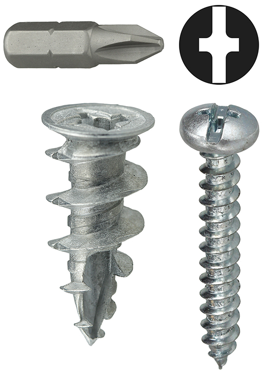 WDK6 Wall Board Kit, 50 Pieces, Zinc
