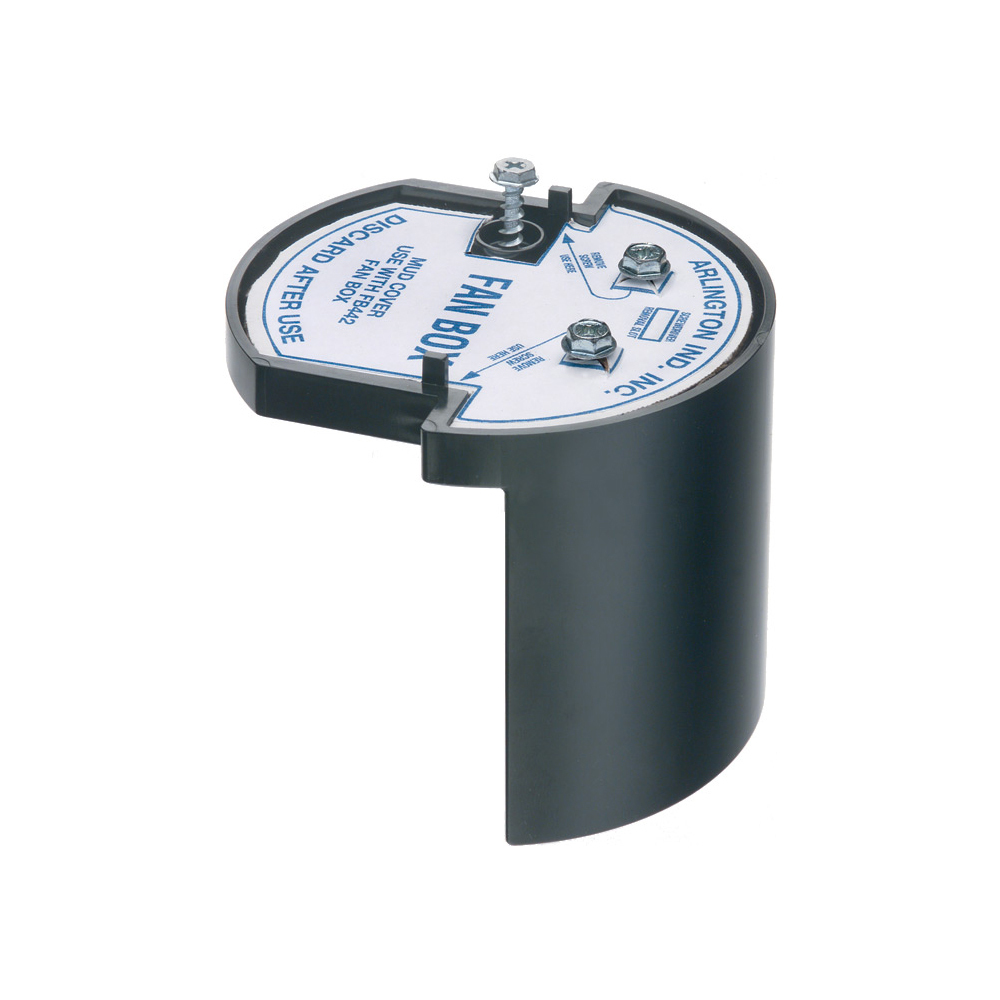 FB443 Fan/Fixture Mounting Box With Knockout, Plastic, 18.3 cu-in Capacity, 4.25 in L x 4.236 in W x 5.071 in H