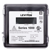 1R240-21 VerifEye 1000 2-Phase 3-Wire 2-Element Small Surface Mount Meter, 120/208/240 V AC, 200 A, LCD Display, Isolated Pulse Output Communication