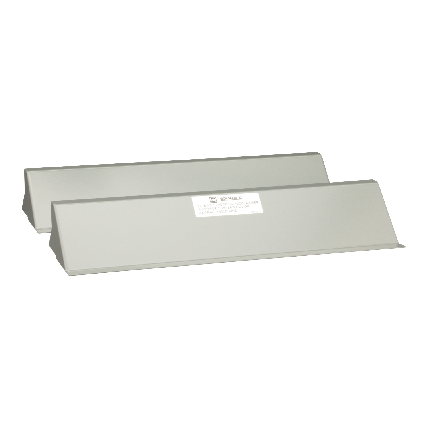 WS363 Transformer Weathershield, For Use With D Style Enclosure, D17 and H17 Transformer