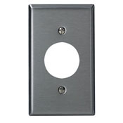 SSJ7-40 Midway Size Traditional Wall Plate, 1 Gangs, 3-1/8 in W x 4-7/8 in H, 302 Stainless Steel