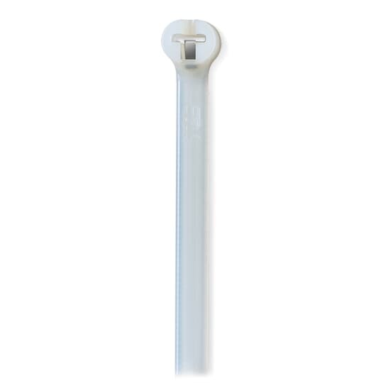 TY528M Ty-Rap 2-Piece High Performance Standard Cable Tie, 14.2 in L x 0.19 in W x 0.055 in THK, Nylon/Polyamide 6.6, Natural