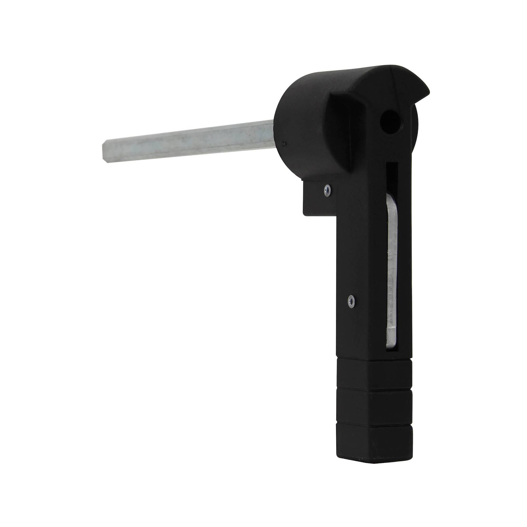 DIR-07 Padlockable Direct Mount Handle, 1-1/2 in L x 9 in W x 5-1/4 in H, Black