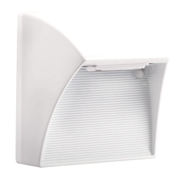 SLED5W Landscape Square Step Light,) LED Lamp, 5 W Fixture, 100/120/208/240 V AC, White/Polyester Powder Coated Housing