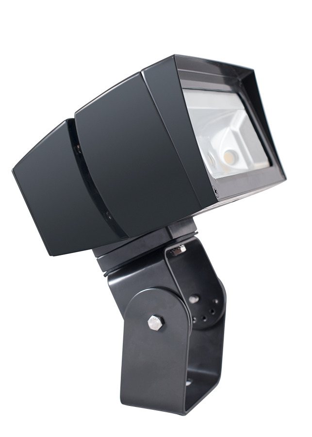FFLED80T Standard Floodlight Fixture With ON/OFF Driver,) LED Lamp, 89 W Fixture, 120/208/240/277 V AC, Bronze Housing