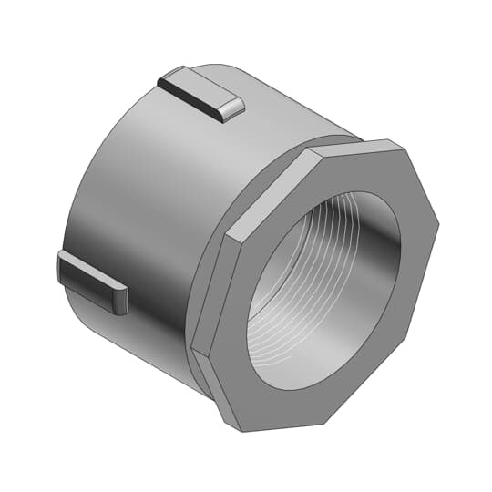 682AL T&B Threaded Erickson Coupling, 3 in, For Use With Rigid/IMC Conduits, Aluminum