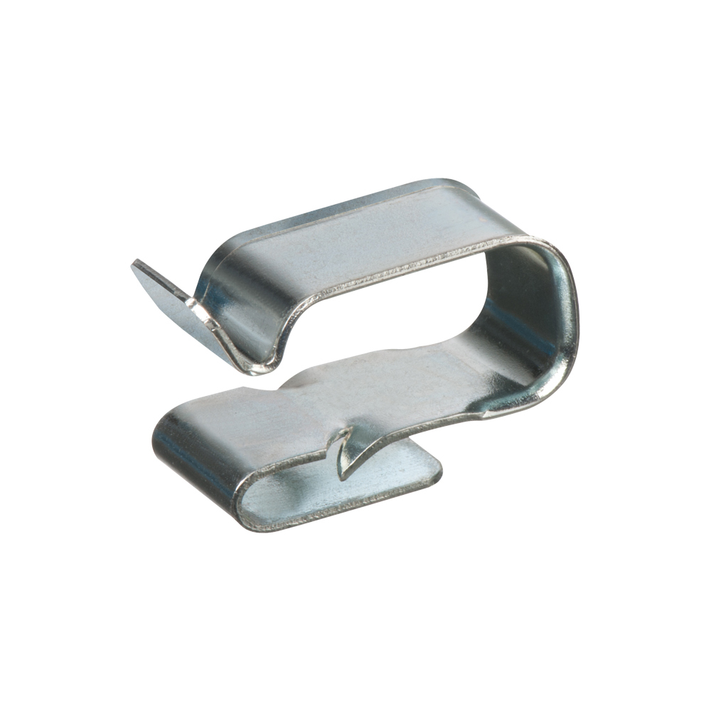 SC100 Solar Wire Clip, 0.16 to 0.425 in, 0.16 to 0.3 in Dia Cable, (1) 0.16 to 0.425 in, (2) 0.16 to 0.3 in Clamping, For Use With USE-2, PV and Other Cable/Cord, Galvanized Steel