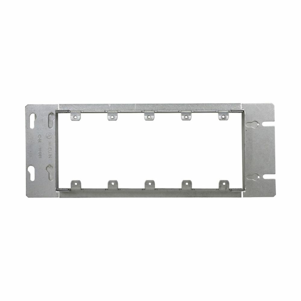 TP661 Welded Gang Box Cover, 12-7/16 in L, Gang Cover, Steel
