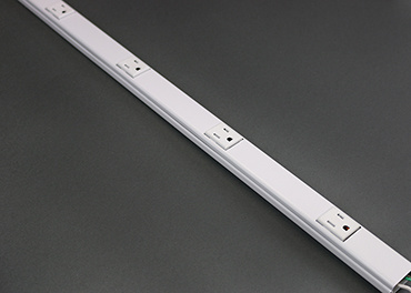 G20GB306TRGFI6 Plugmold 2000 1-Circuit 3-Wire GFCI Module, 36 in L x 1-9/32 in W x 3/4 in H, 1 Channel, Steel