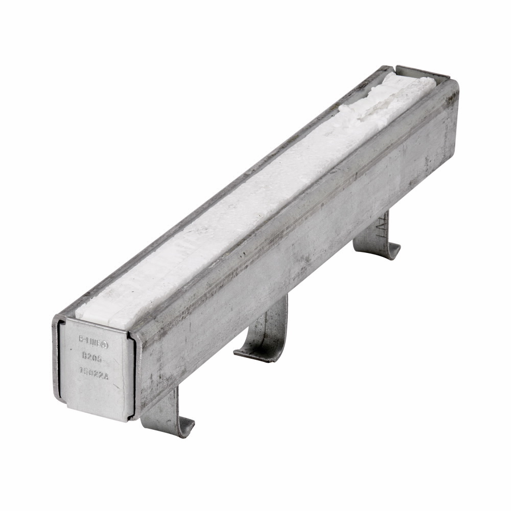 B22I-120GLV Continuous Channel Concrete Insert, 120 in L x 1-5/8 in W, For Use With Channel, Channel-Concrete, Inserts and Styrofoam, Steel, Galvanized