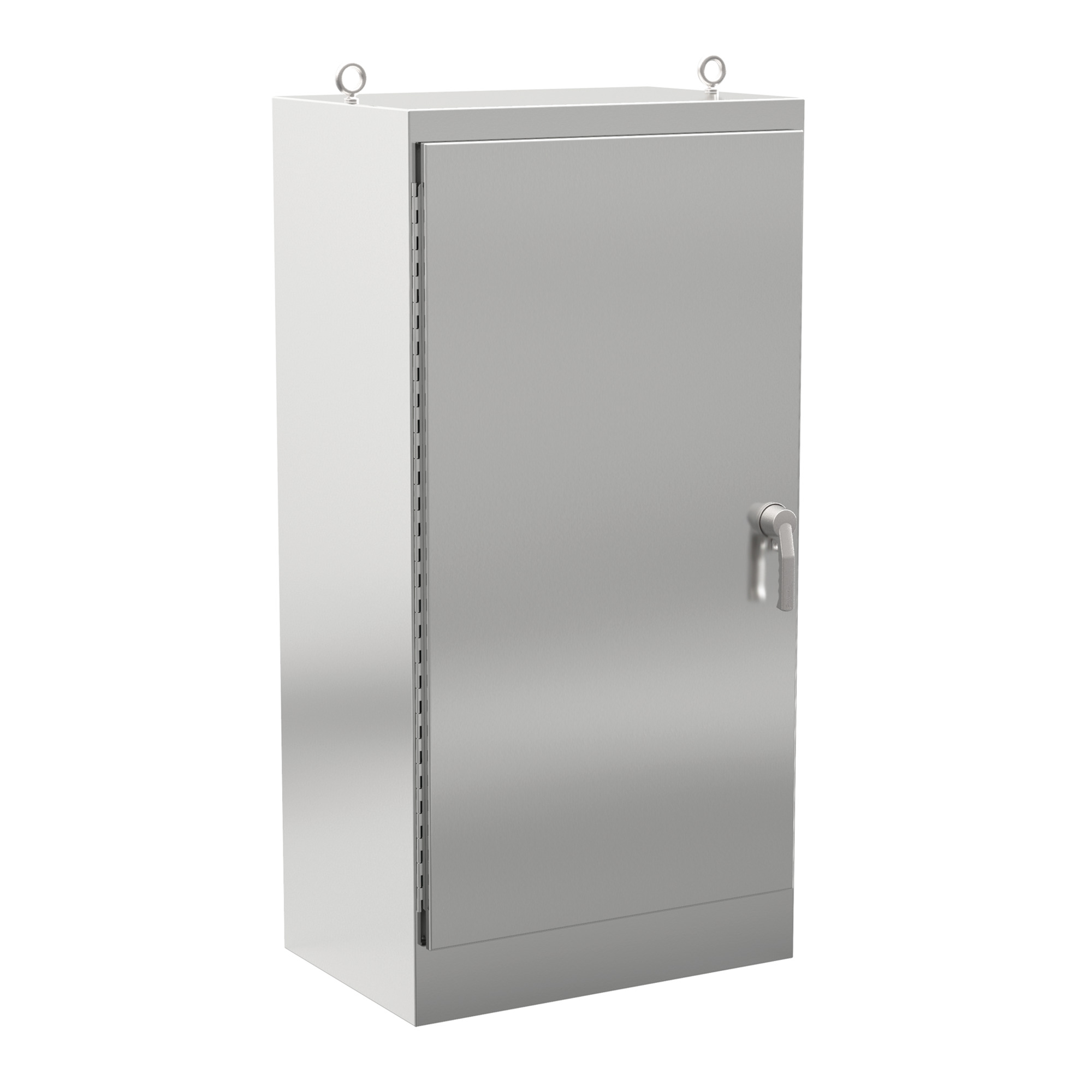 A723018SSFSN4 A30S4 1-Door Single Access Enclosure, 72.06 in L x 30.06 in W x 18.06 in D, NEMA 4X/IP66 NEMA Rating, 304 Stainless Steel