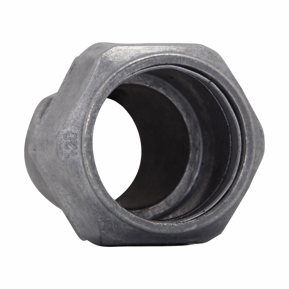 FECC100DC Screw-In Threaded Combination Coupling, 1 in, For Use With Thinwall EMT/Flexible Metal Conduit, Die Cast Zinc