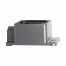 ARRH33 Dead End Flat Back Box With Front Opening, 5-5/16 in H x 3-3/8 in W x 2-1/4 in D, For Use With 20/30 A Receptacles and Motor Plugs, Cast Aluminum