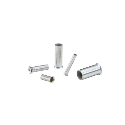 F90-32-L Pan-Term Non-Insulated Standard Ferrule, 3/0 AWG Stranded Conductor, 32 mm L, Copper, Metallic
