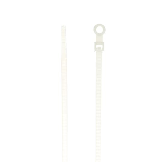 L-7-50MH-9-M Catamount Integrated Mounting Hole Cable Tie, 7 in L x 0.18 in W x 0.053 in THK, Nylon/Polyamide 6.6
