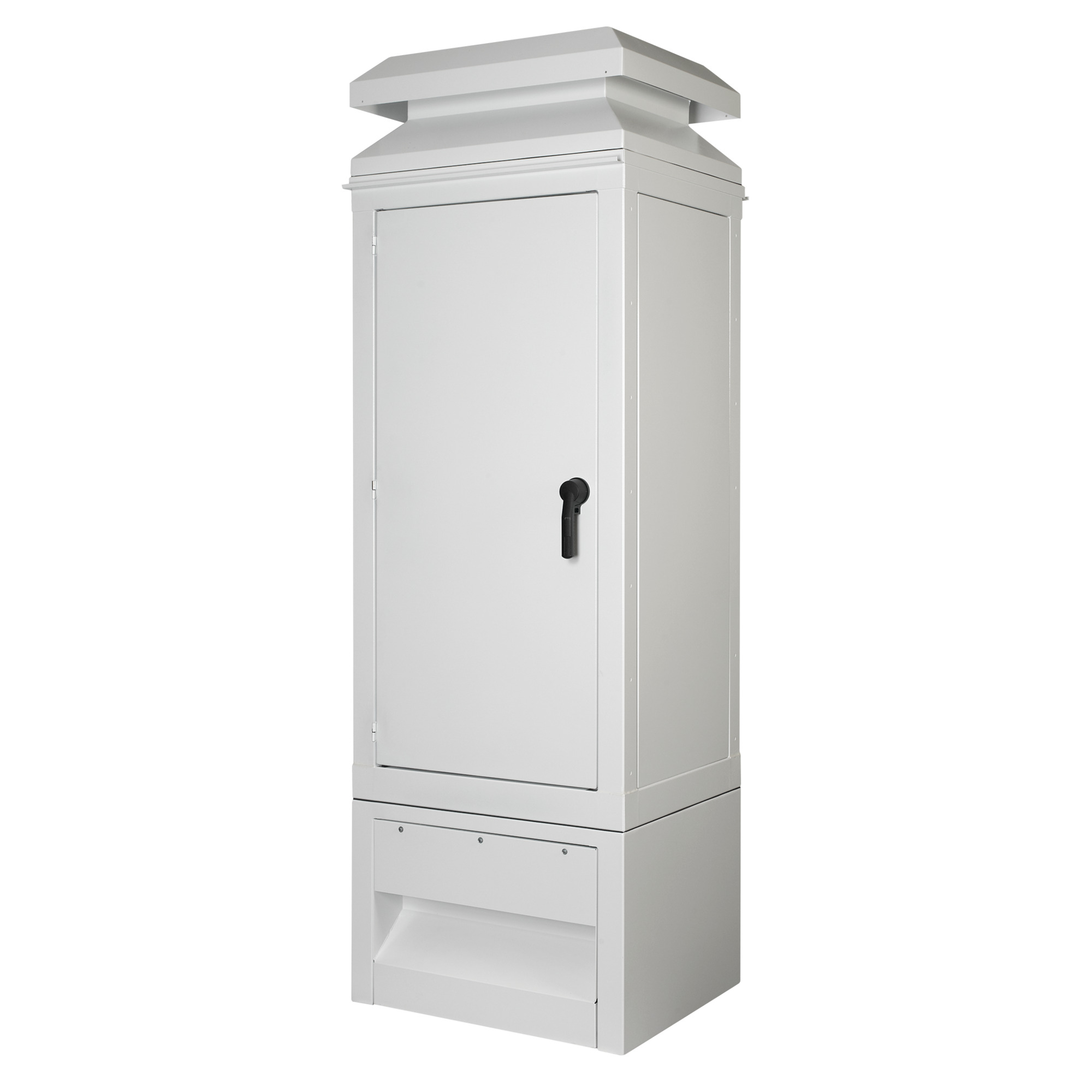 WFHD3E726830 A3RHD Heavy Duty Two-Door Frame, 74.14 in H x 68.56 in W x 30 in D, For Use With WEATHERFLO HD Enclosures, Aluminum