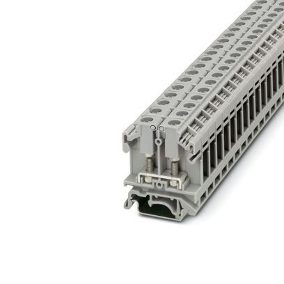 0790433 1-Circuit 2-Wire Single Tier Universal Feed-Through Terminal Block, 800 V AC, 41 A, 26 to 10 AWG Wire, DIN Rail Mount