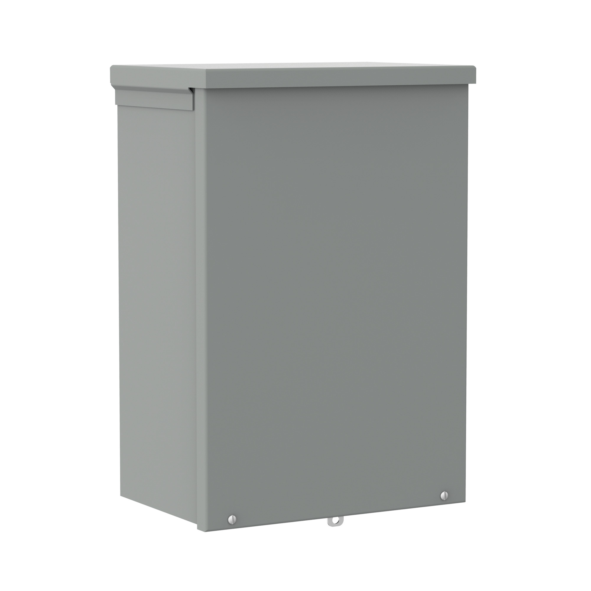 A8R84 A Style Body Enclosure With Knockout, 8 in H x 8 in W x 4 in D, Screw Cover, NEMA 3R/IP32 NEMA Rating, Steel