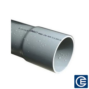 Schedule 40 PVC Conduit, 1-1/4 inch diameter, 20 ft