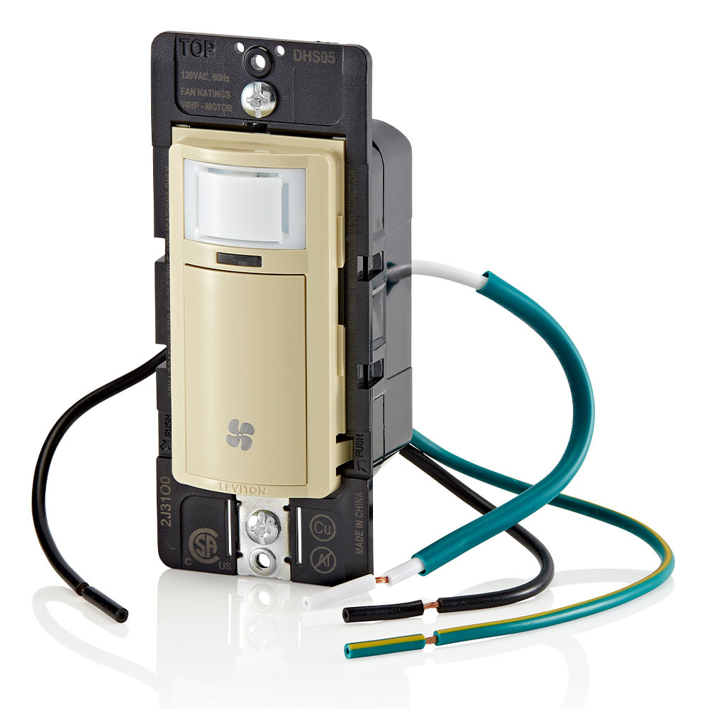 DHS05-1LT DHS05 1-Pole, No Neutral Switch, 120 V AC, Light Almond