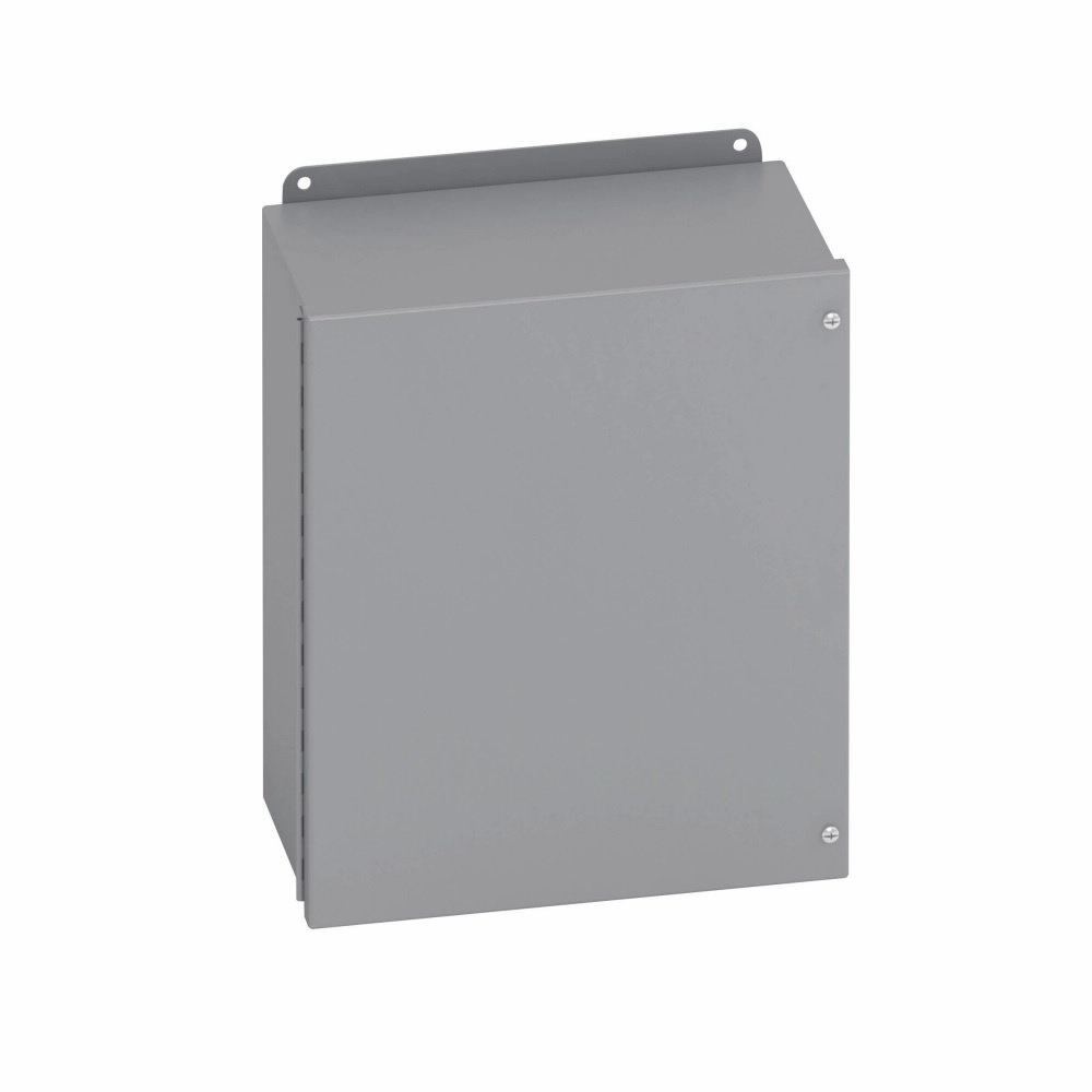 886-12CHSC JIC Enclosure, 8 in W x 6 in D x 8 in H, NEMA 12/IP65 NEMA Rating, Carbon Steel