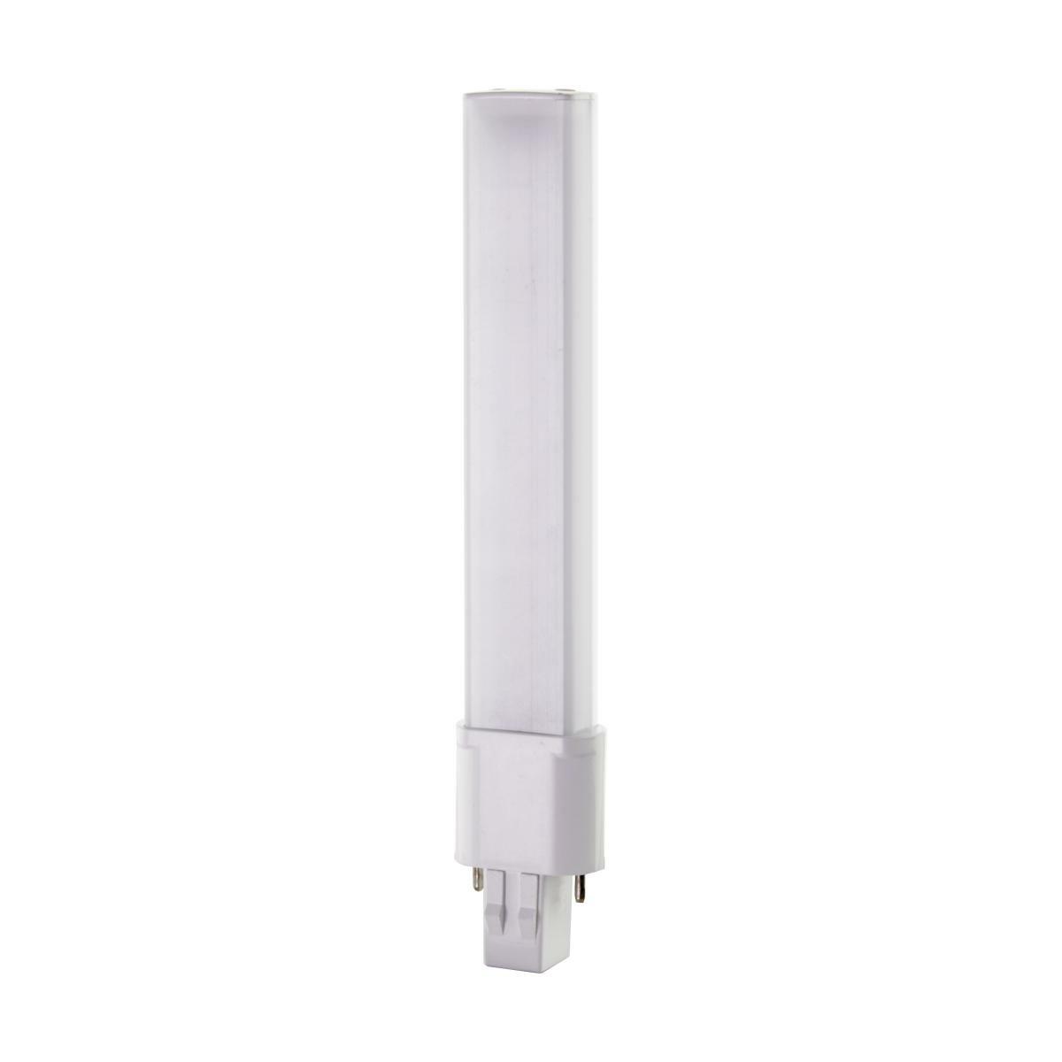 S28727 Type B Ballast Bypass Non-Dimmable LED Lamp, 6 W, GX23 Lamp, PL Shape, 600 Lumens