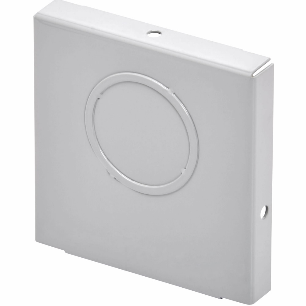 wireway end, No knockout, Wireway end, NEMA 1, Steel, ANSI 61 gray painted finish, 6" X 6"