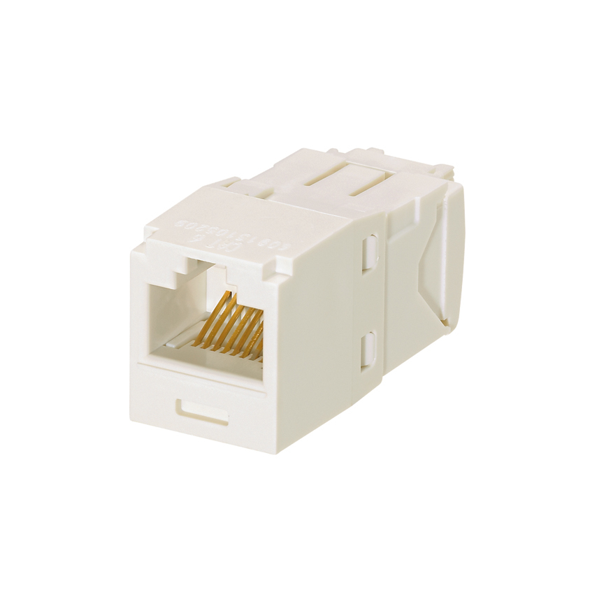 Mini-Com UTP RJ45 Cat 6 TG Jack Module, IW