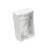 42777-1WB 1-Gang Back Box, Surface Mount, Plastic, White