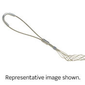L9534 Closed Mesh Offset Eye Single Weave Standard Duty Support Grip, 1680 lb Breaking Strength, 1 to 1.24 in Cable, Bronze, Tin Coated