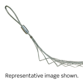 L8691 Double Weave Heavy Duty Medium Length Wire Mesh Pulling Grip, 0.75 to 0.99 in Dia, 13 in L Mesh, 600 lb, Galvanized Steel