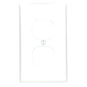 80703-ORG Standard Size Traditional Wall Plate, 1 Gangs, 2-3/4 in W x 4-1/2 in H, Thermoplastic, Orange